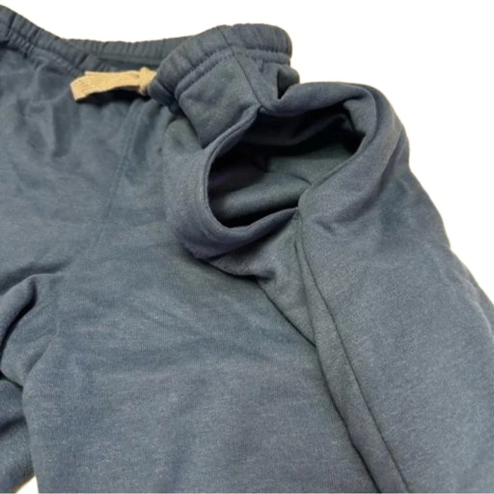 Peace Love World Blue  Sweatpants Lounge Pants  Size Small Drawstring Waist NEW